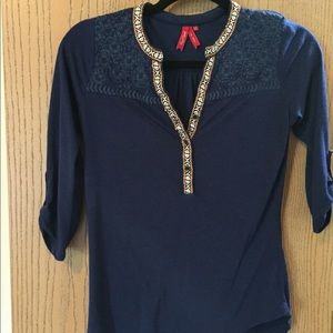 Red carpet XS detailed blouse